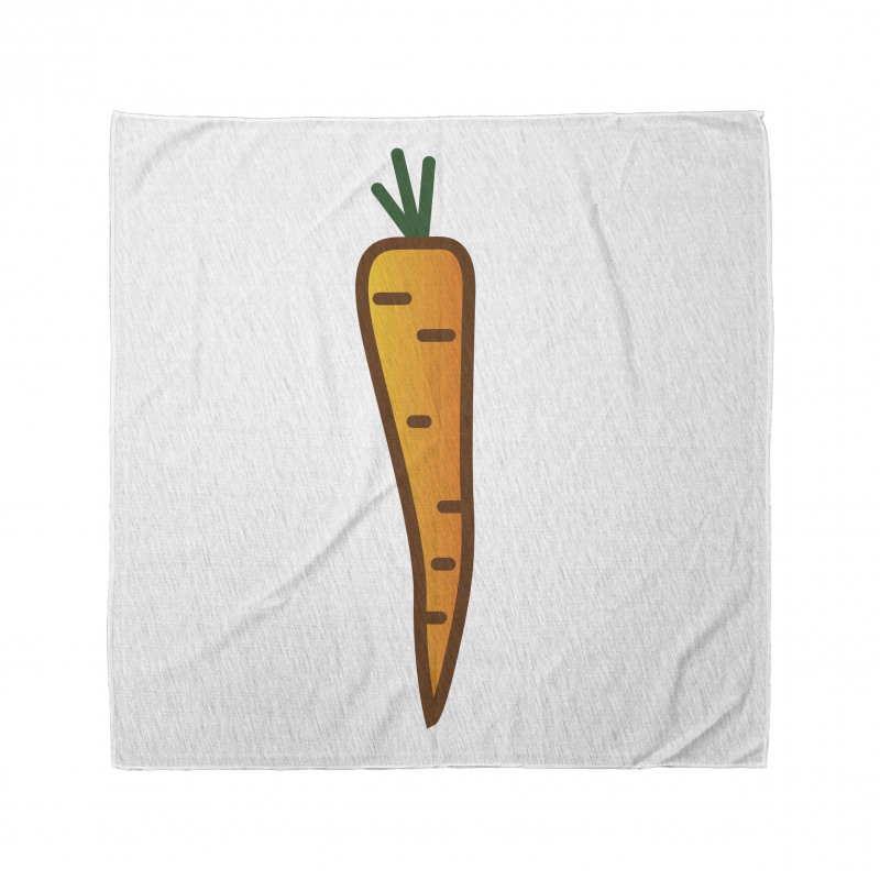 Carrot Drawing Bandana