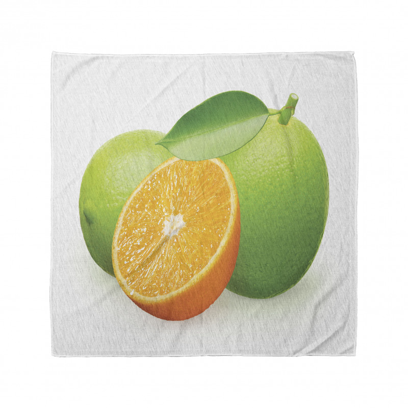 Lime Orange Design Bandana