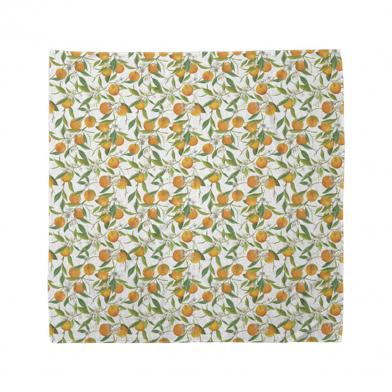 Orange Branch Bandana