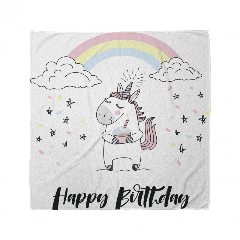 Doğum Günü Bandana Happy Birthday Yazılı Kutlama Yapan At