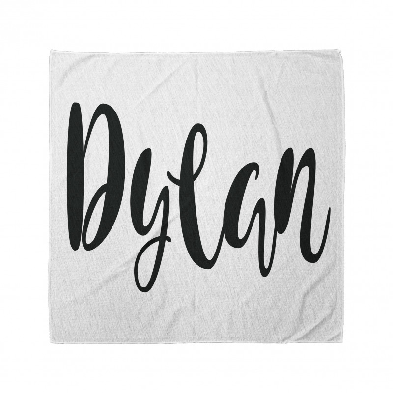 Özel İsim Bandana El Yazısı ile Dylan Adı Yazılı Görsel