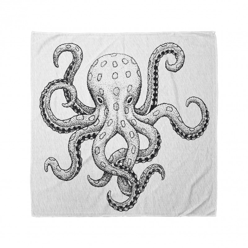 Sea Animal Artwork Bandana