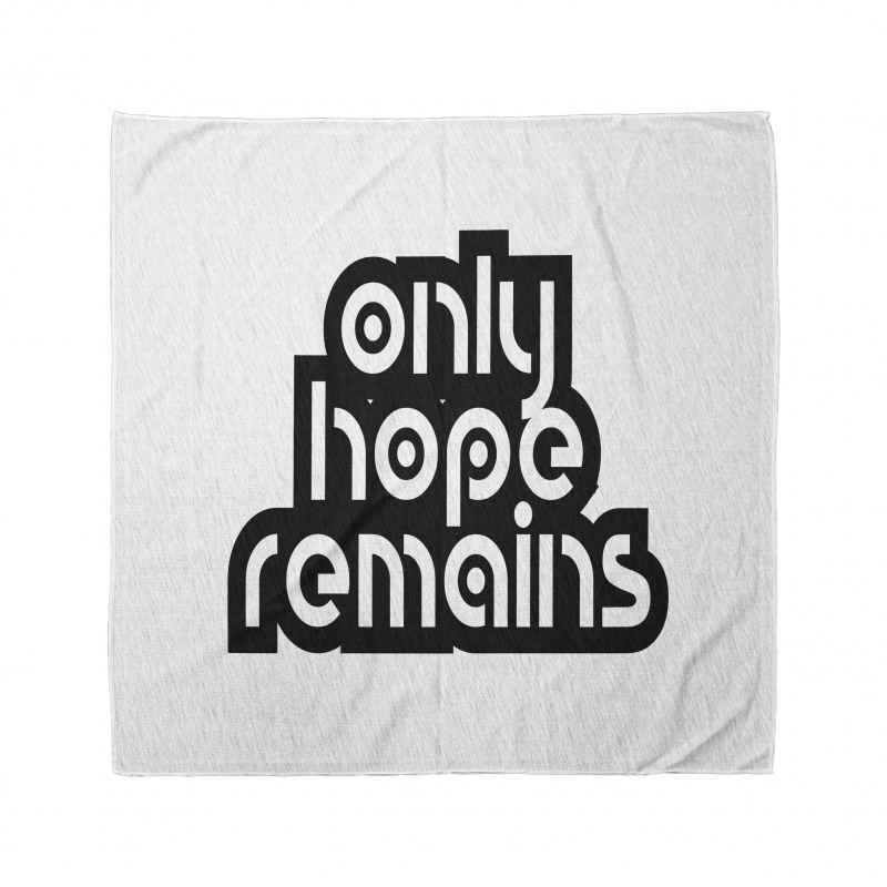 Motivational Retro Typography Bandana