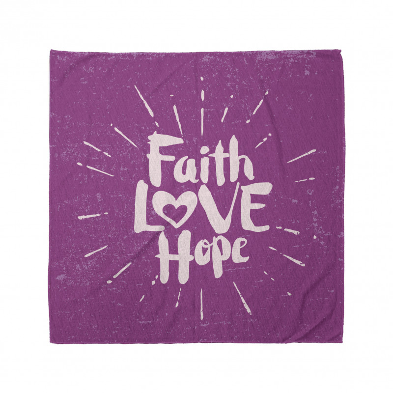 Hope Themed Message Design Bandana