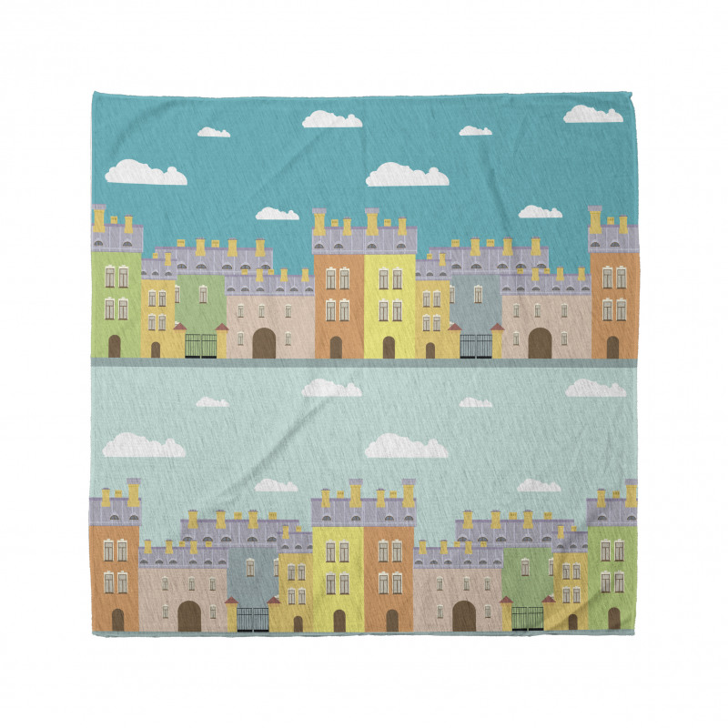 Colorful Cartoon Town Bandana