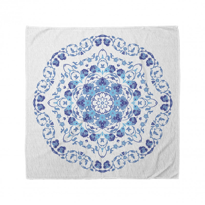 Mandala Bandana Otantik Çiçeğe Benzer Mistik Şekil Model