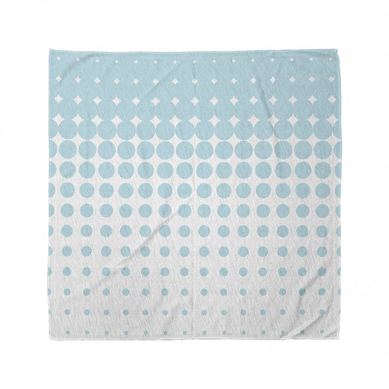 Geometrik Bandana Halftone Efektli Retro Noktalar Görsel