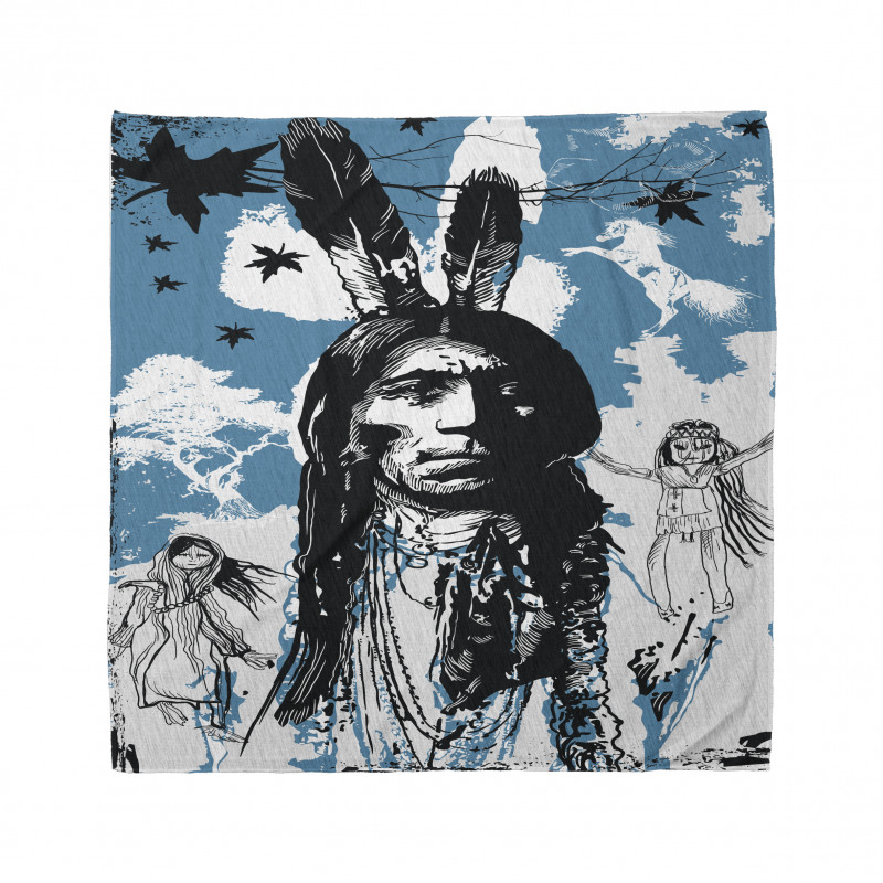 Children and Father Bandana