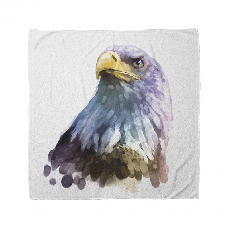 Watercolor Bald Eagle Bandana