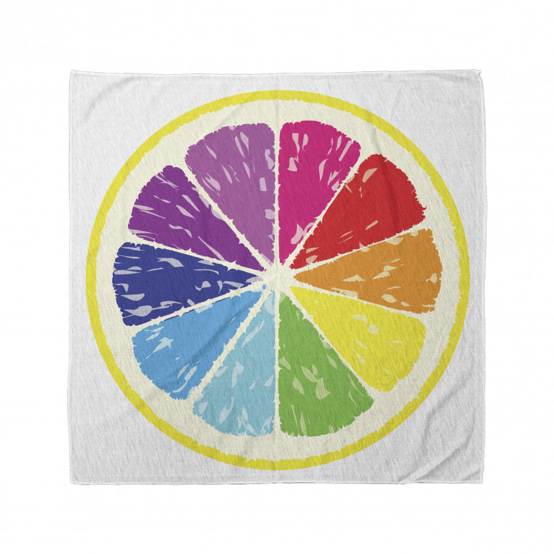 Rainbow Citrus Slice Bandana