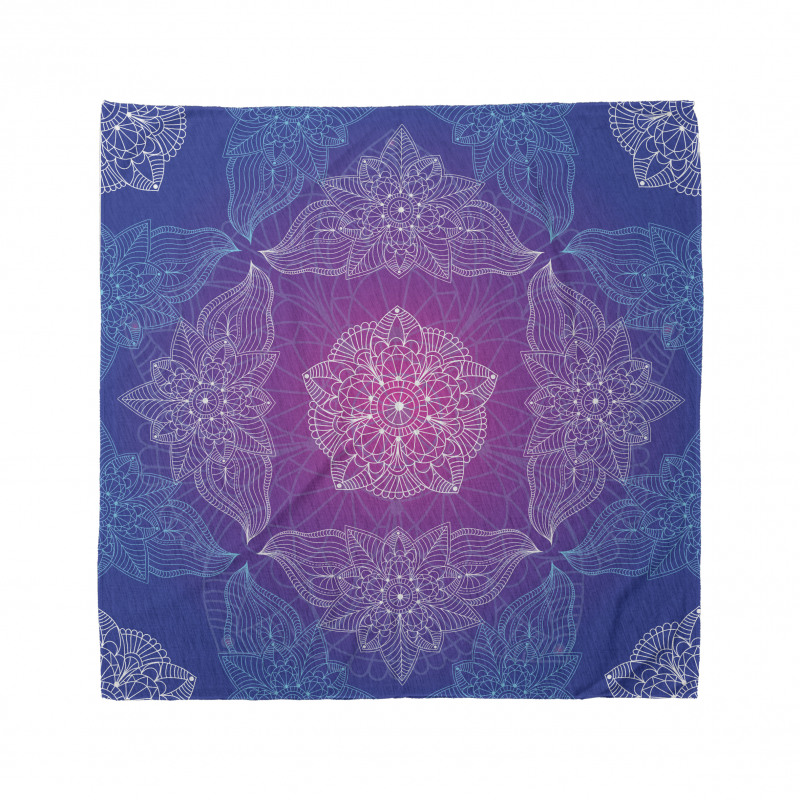 Mandala Bandana Etnik Kökenli Oryantal Şekilli Görsel