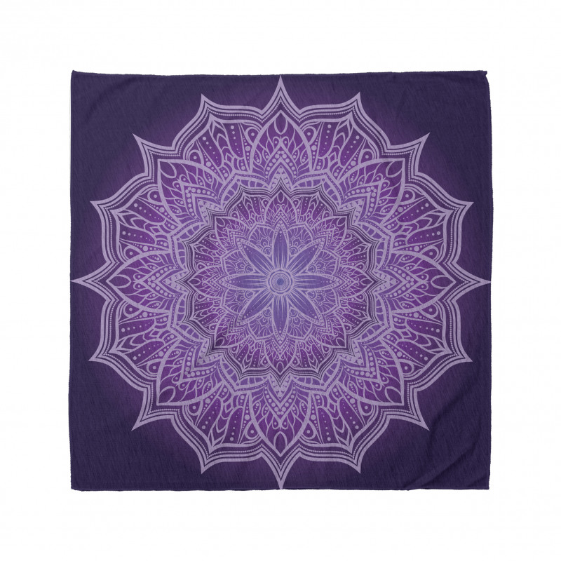 Mandala Bandana Otantik Mistik Tarzda Çizilmiş Şekil Model