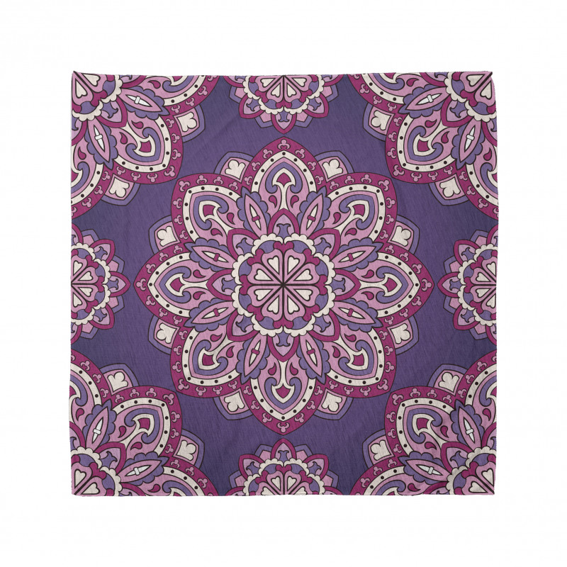 Mandala Bandana Geleneksel Oryantal Renkli Süslemeler