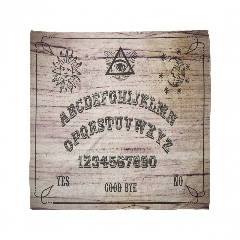 Ouija Tahtası Bandana Harfler Sayılar Ruh Çağırma