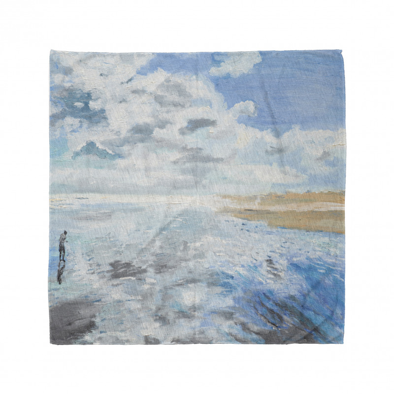 Oil Painting Beach Summer Bandana