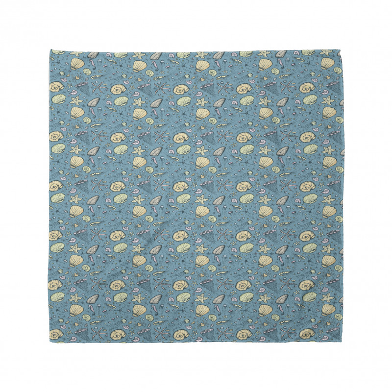 Summer Beach Clam Bandana