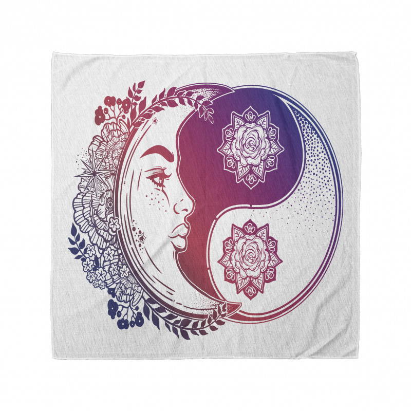 Oriental Crescent Moon Bandana