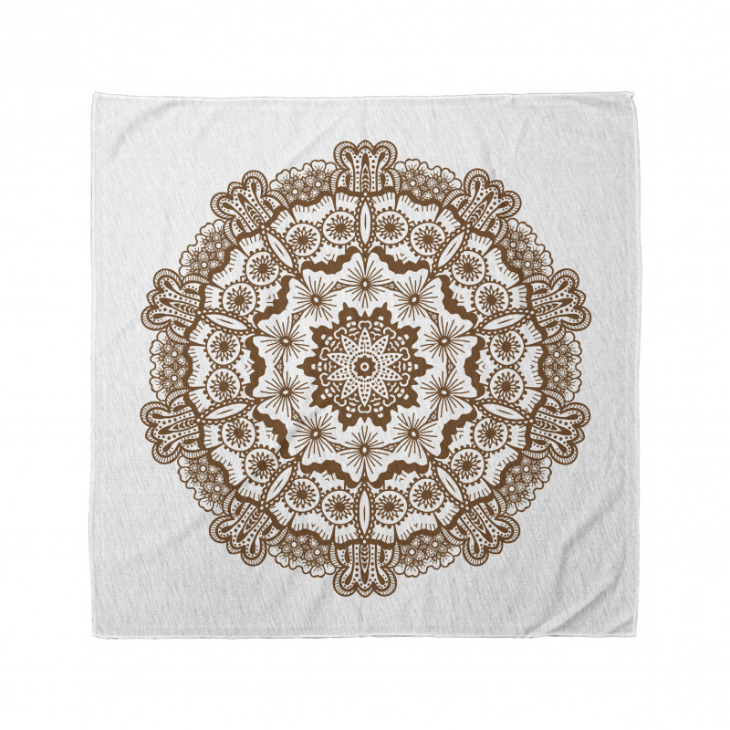 Mandala Bandana İçerisi Çiçeğe Benzeyen Mistisizm Model