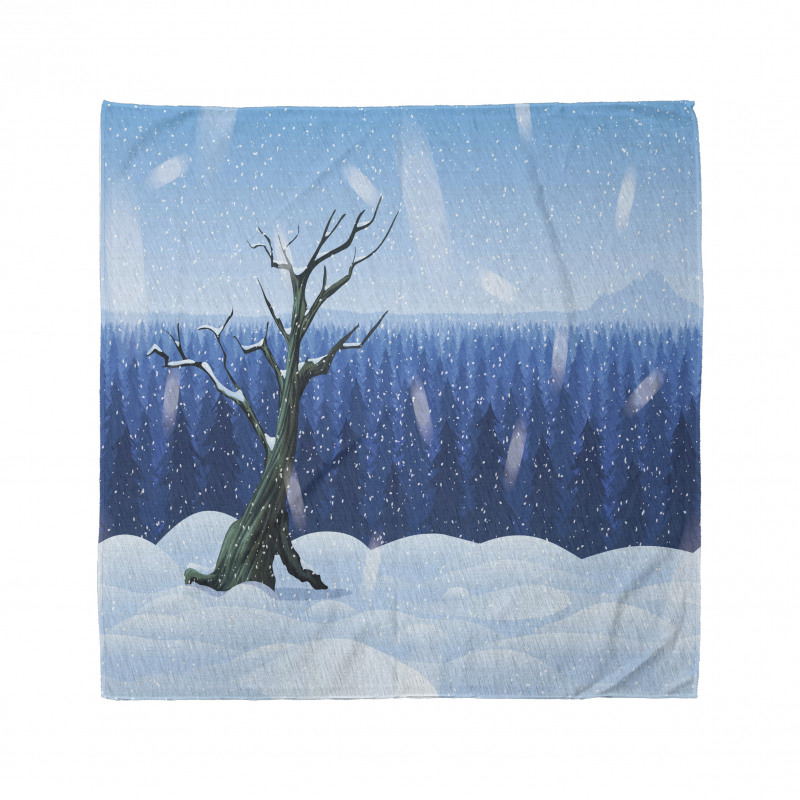 Cold Snowy Landscape Bandana