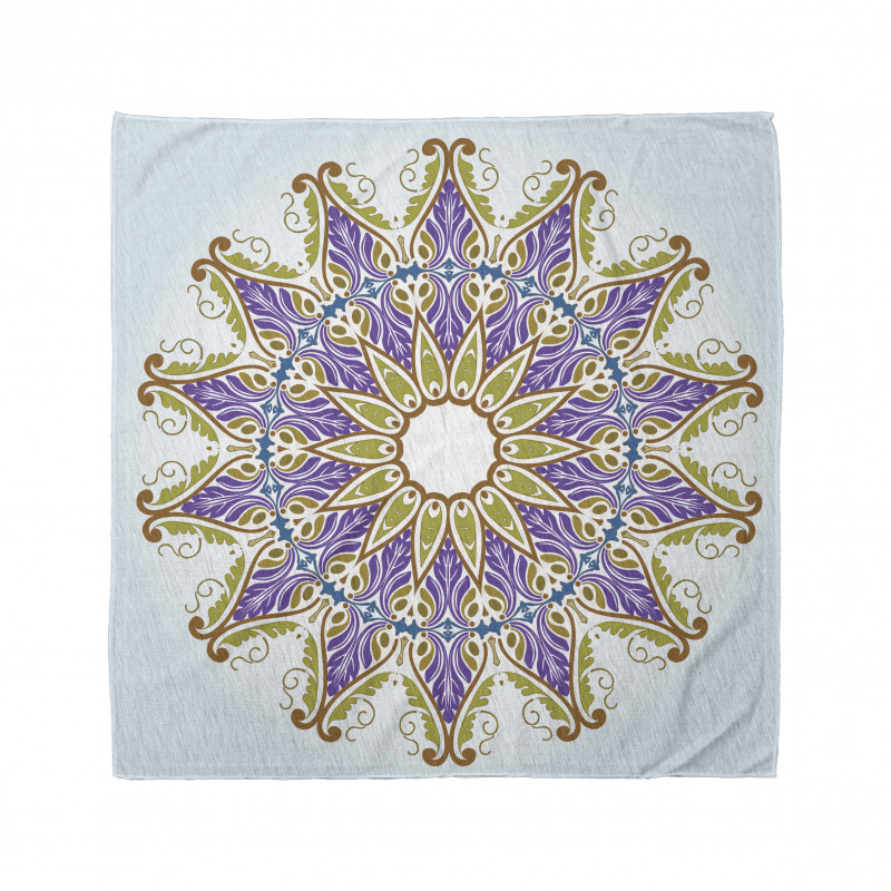 Mandala Bandana Oryantal Şekillerden Etnik Figür Görseli