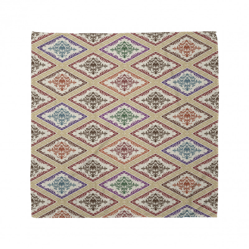 Motif in Vivid Rhombuses Bandana