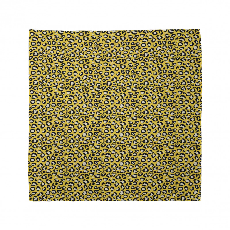 Leopar Bandana Yırtıcı Kediciğin Derisi Desenli Görsel