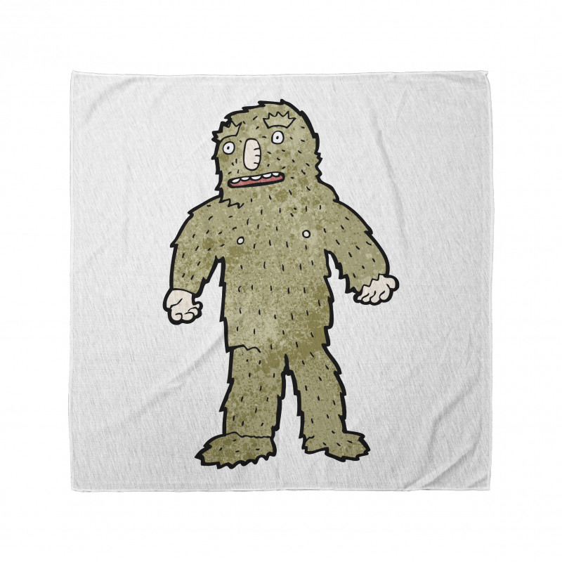 Quirky Grungy Bigfoot Bandana