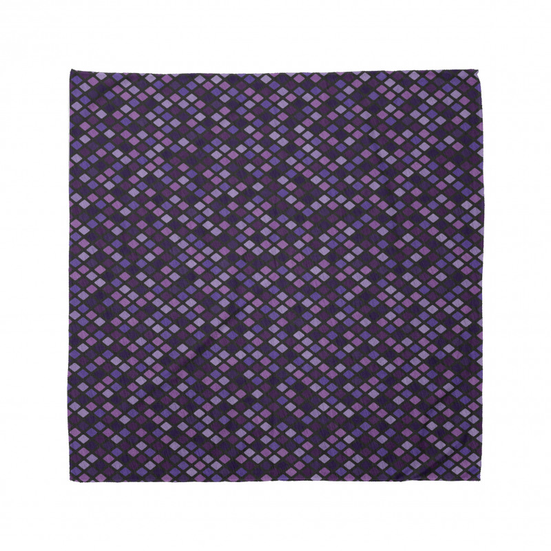 Diamond Shape Mosaic Tiles Bandana