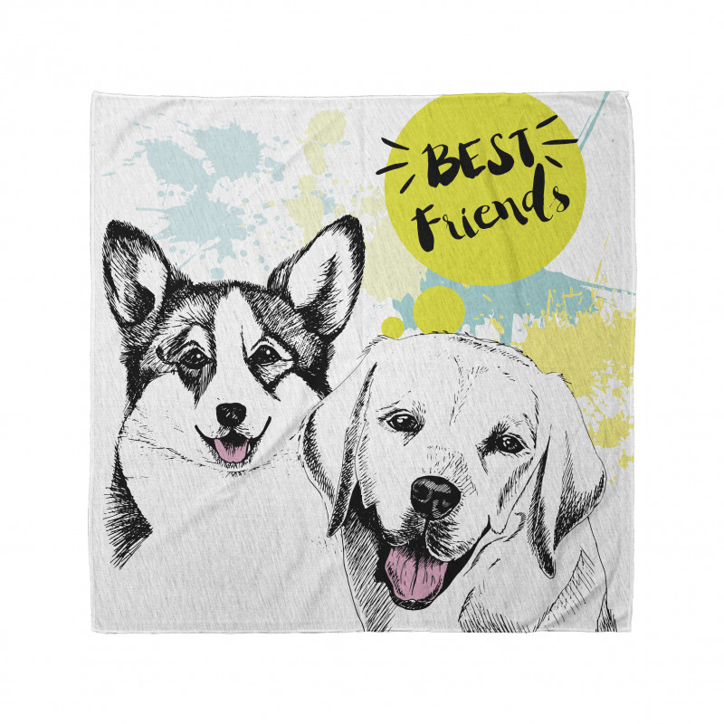 Best Friends Typography Bandana