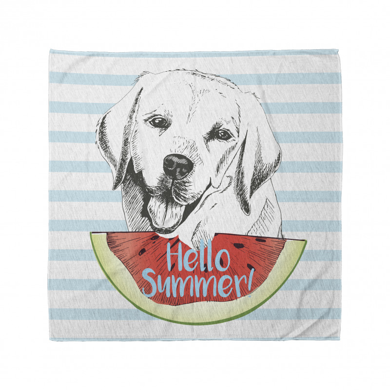 Hello Summer Words Sketch Bandana