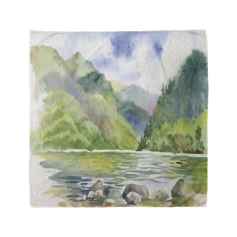 Summer River with Trees Bandana