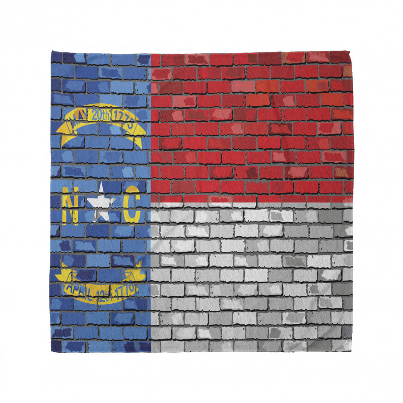 North Carolina Brick Wall Bandana