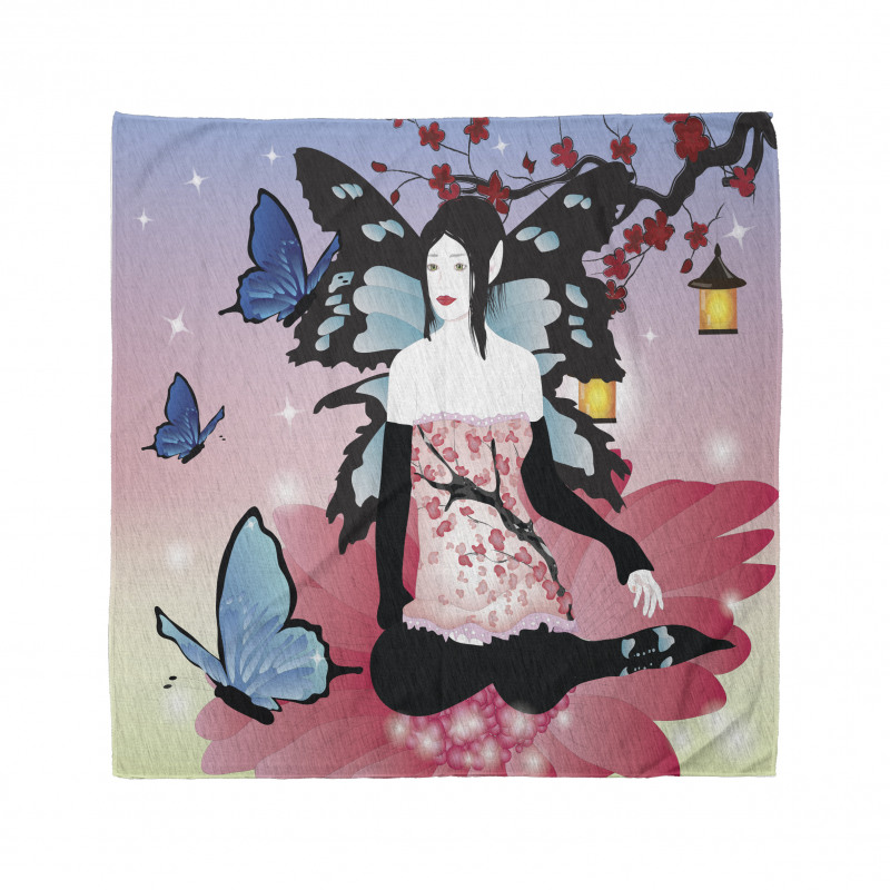 Fairy Girl with Wings Bandana