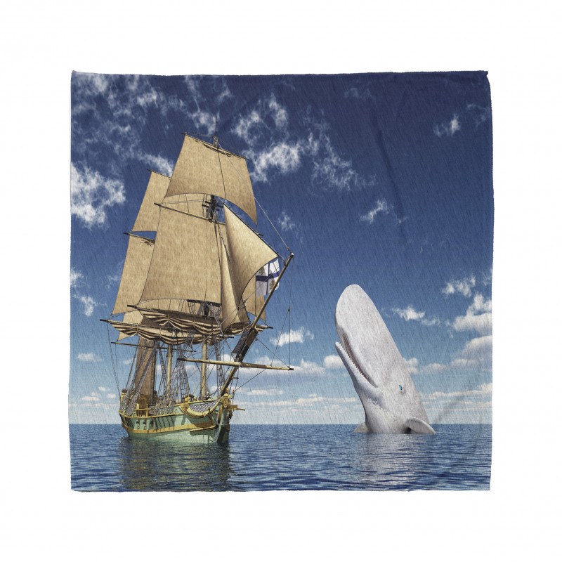 Pirate Ship and Mammal Fish Bandana