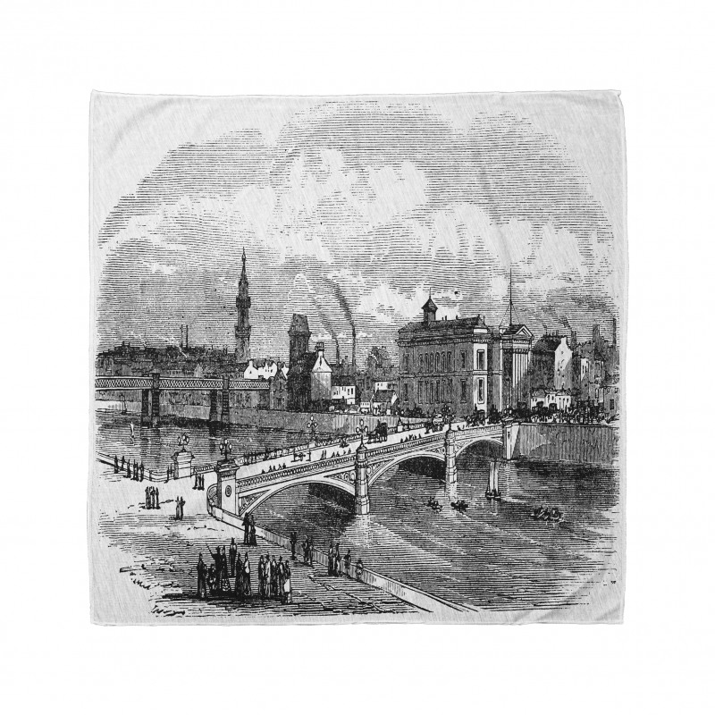 Albert Bridge Glasgow Art Bandana