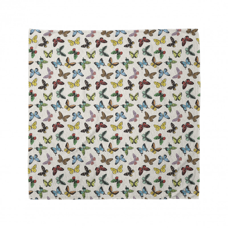 Colorful Butterflies Fun Bandana