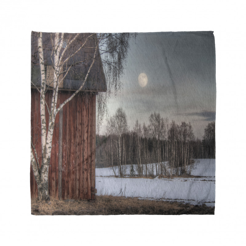 House Trees Winter Season Bandana