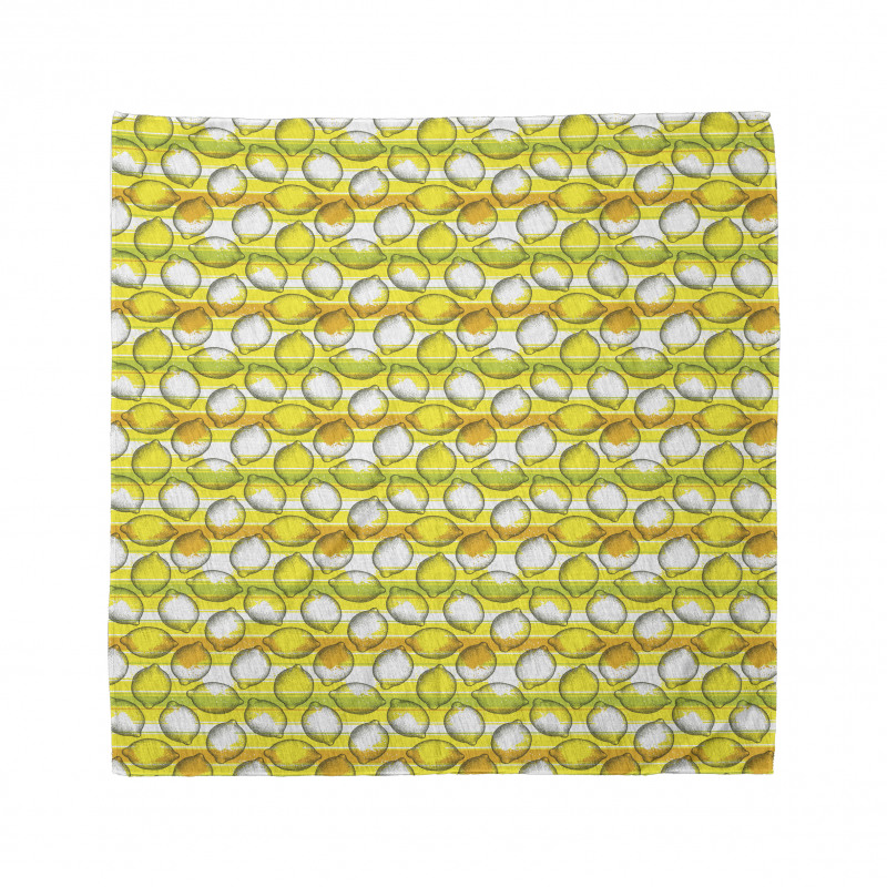 Dotted Fresh Citrus Fruits Bandana