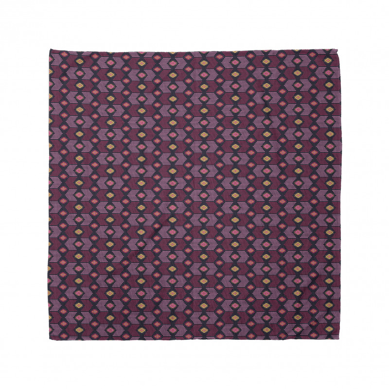 Etnik Motif Bandana Tribal Sanatsal Kilim Desenli Rengarenk