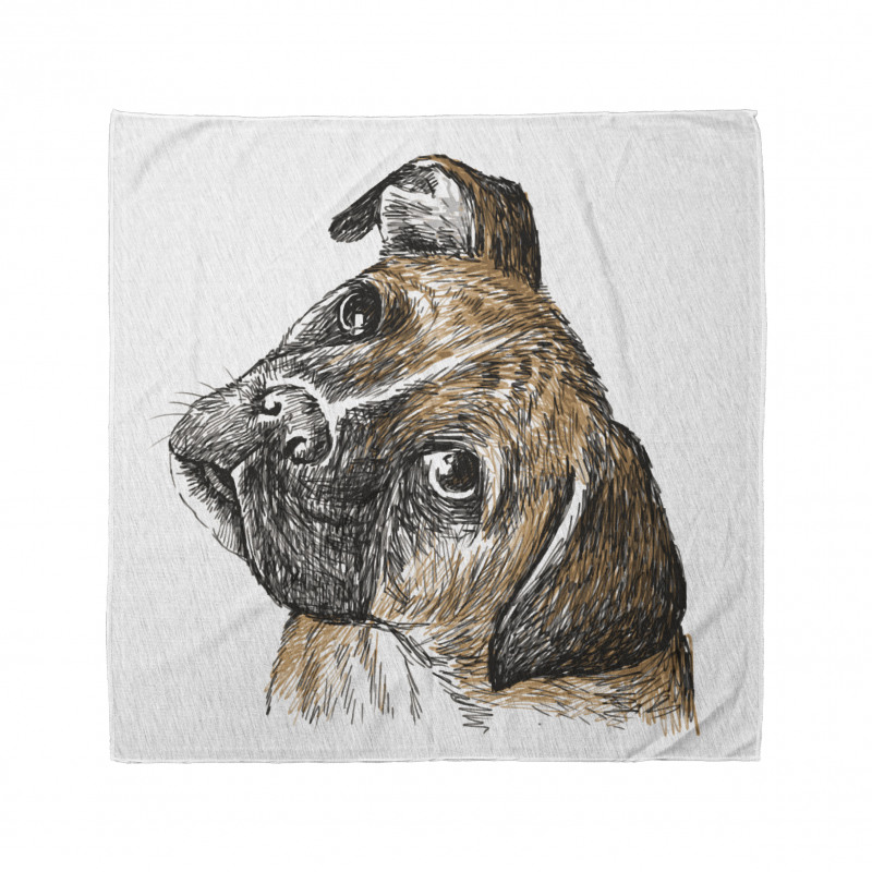 Sketchy Furry Puppy Pet Bandana