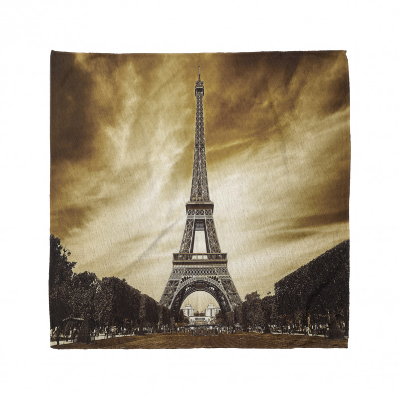 Gökyüzü Bandana Eyfel Kulesi ve Paris