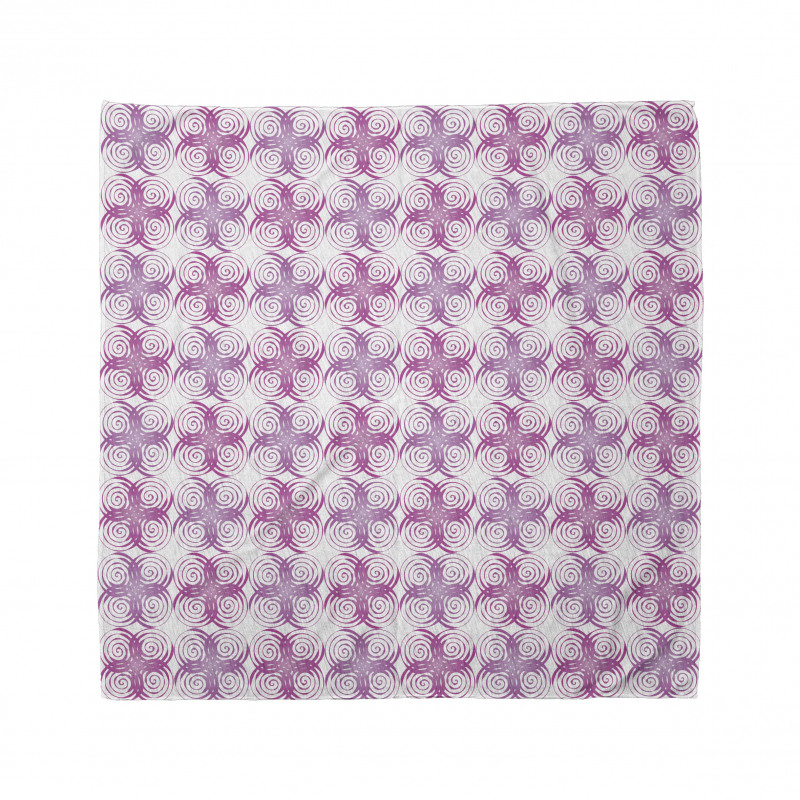 Geometrik Bandana Sarmal Halkalar Desenli