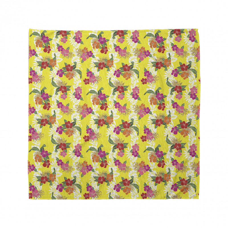 Tropical Flowers Art Bandana