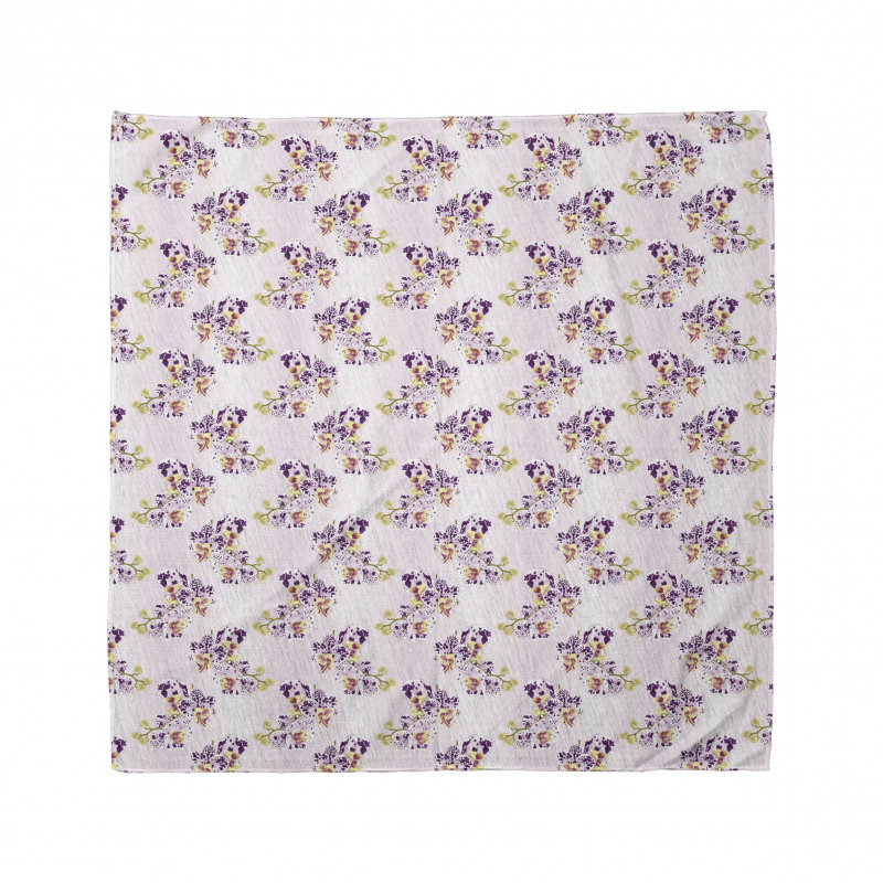 Oriental Flowers Ombre Bandana