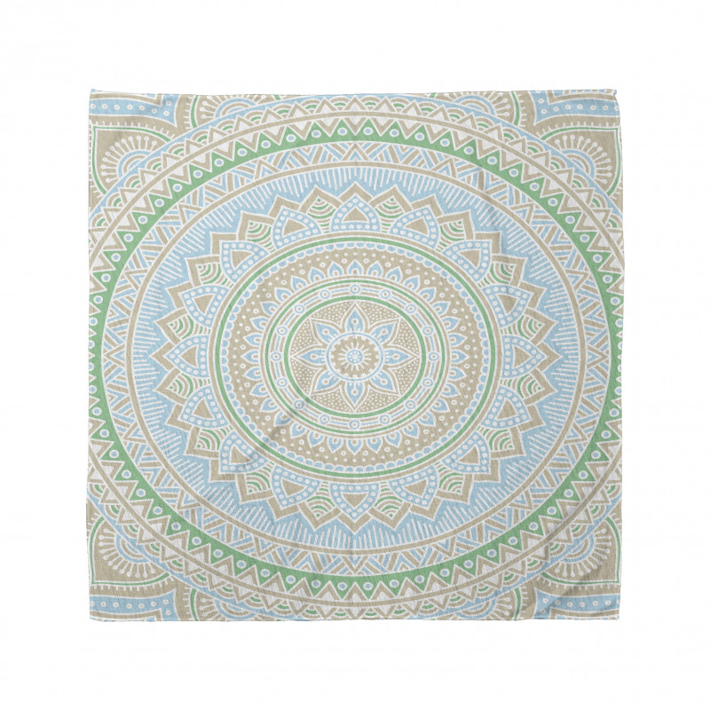 Çiçekli Bandana Dekoratif Mandala