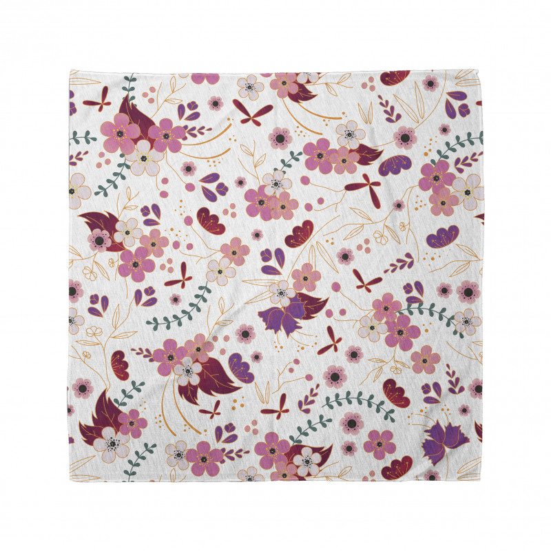 Cartoonish Flowers Bandana