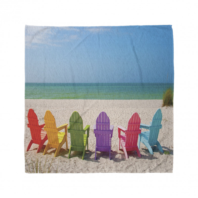 Colorful Wooden Deckchairs Bandana