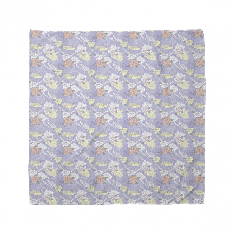 Lavender Background Oriental Bandana