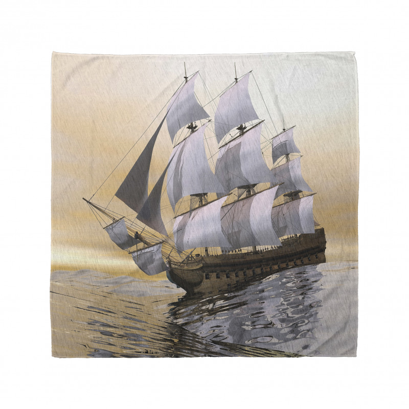 Ship Sailing on Ocean Bandana