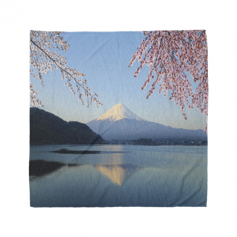 Japan Mountain and Sakura Bandana